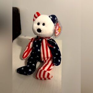 rare beanie baby spangle 1999